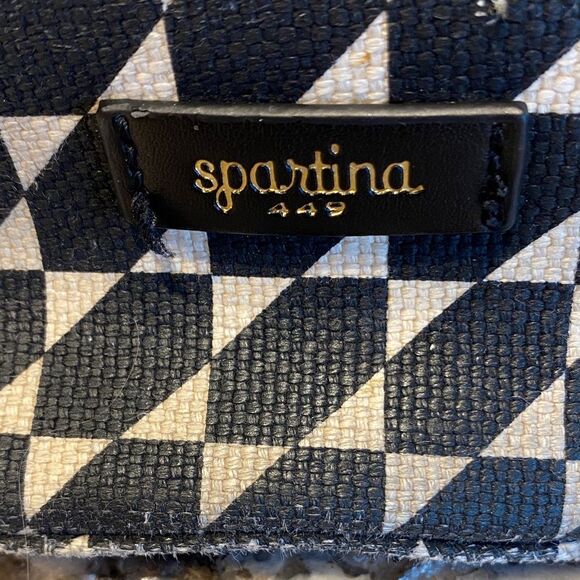 Spartina 449 Stylish Black and White Geometric‎ Women's Bag - Picture 8 of 10